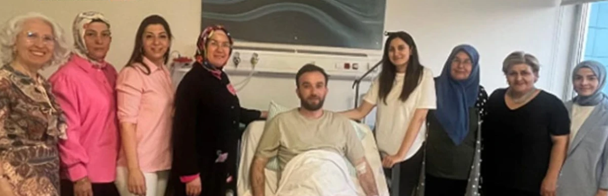AK Parti'den Halil İbrahim Güleç’e Geçmiş Olsun Ziyareti