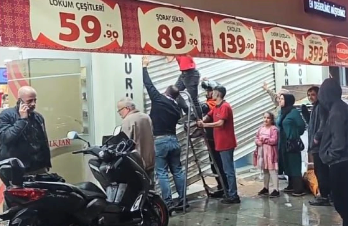 Alışveriş sırasında ilginç olay