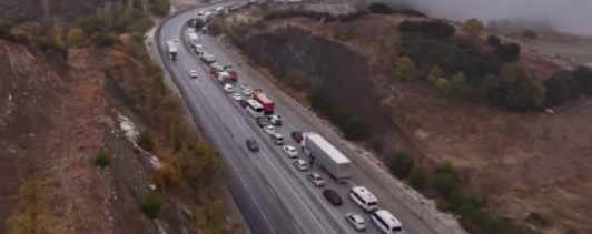 Antalya Burdur karayolu trafiğe kapandı