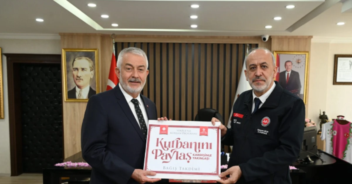 Başkan Başdeğirmen'den Türkiye Diyanet Vakfı’nın Kampanyasına Destek