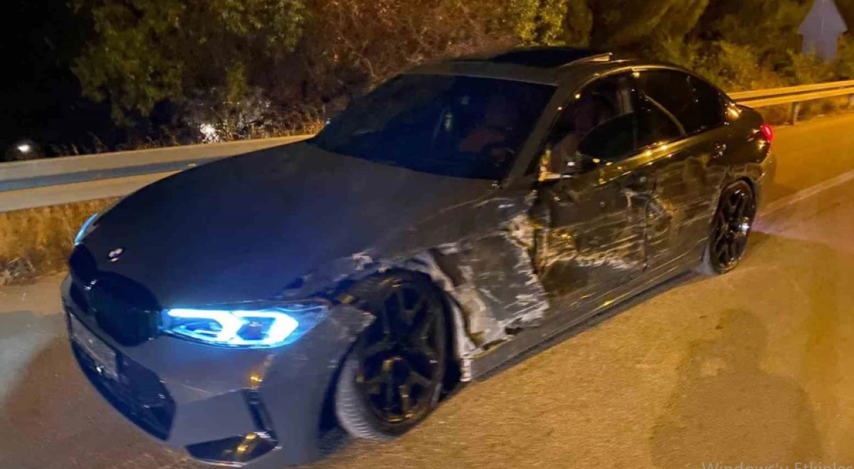 Burdur’da iki otomobil çarpıştı: 2 yaralı