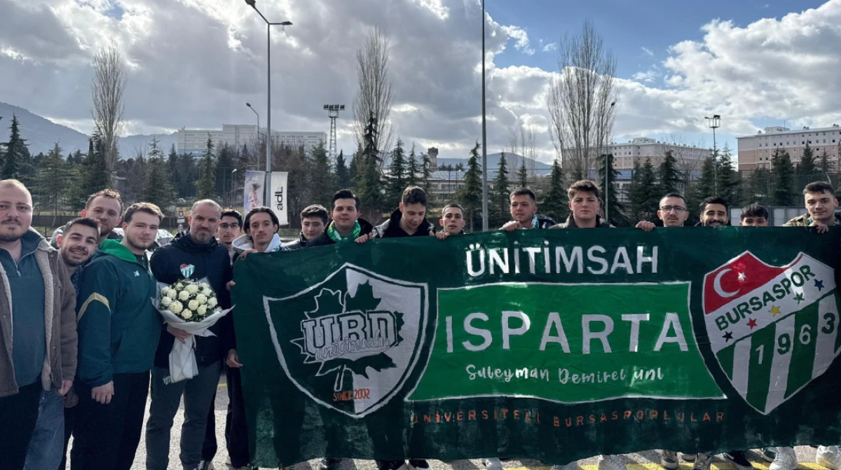 Bursaspor Kafilesi Isparta&rsquo;ya Geldi