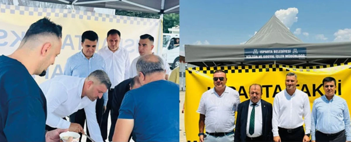 Daşdöner, taksi esnafının aşure etkinliğine katıldı