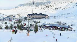 Davraz Kayak Merkezi 65 bin ziyaretçiyle sezonu kapattı