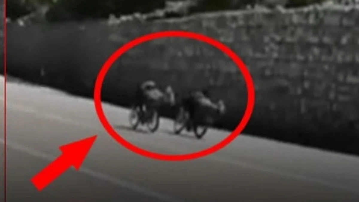 Dereboğazı yolunda &ouml;l&uuml;mle dans