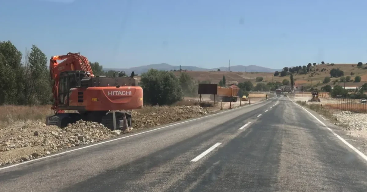 Duble yol inşaatına nihayet başlandı