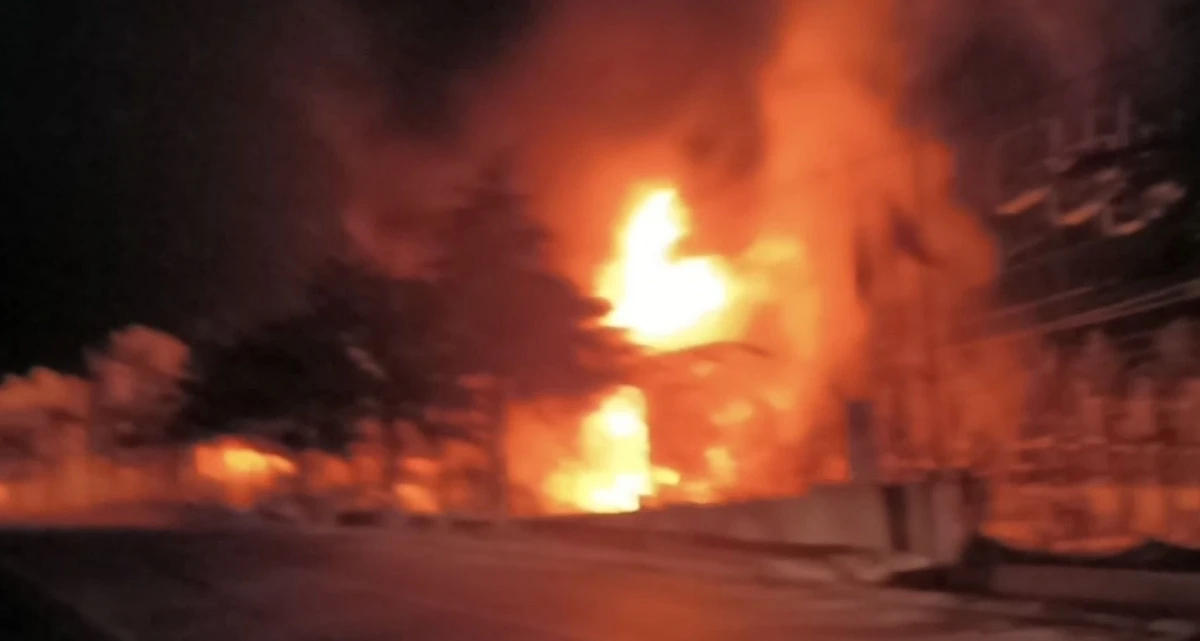 Eğirdir Barla'da trafo yangını