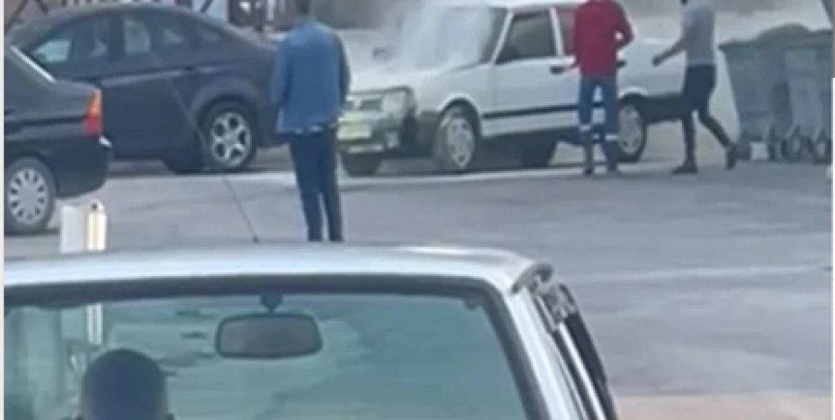 Eğirdir Limanı’nda Korkutan Araç Yangını