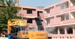 Gazi Lisesi Eski Binası Yıkılıyor
