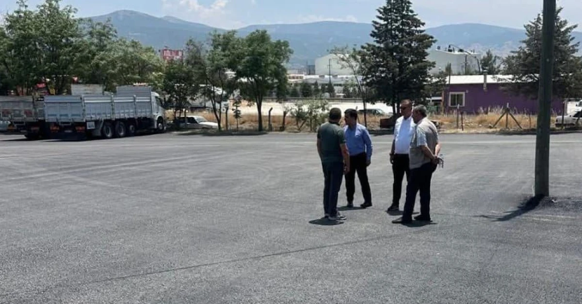 Gümüşgün Taşıyıcılar Kooperatifinin asfalt ihtiyacı giderildi