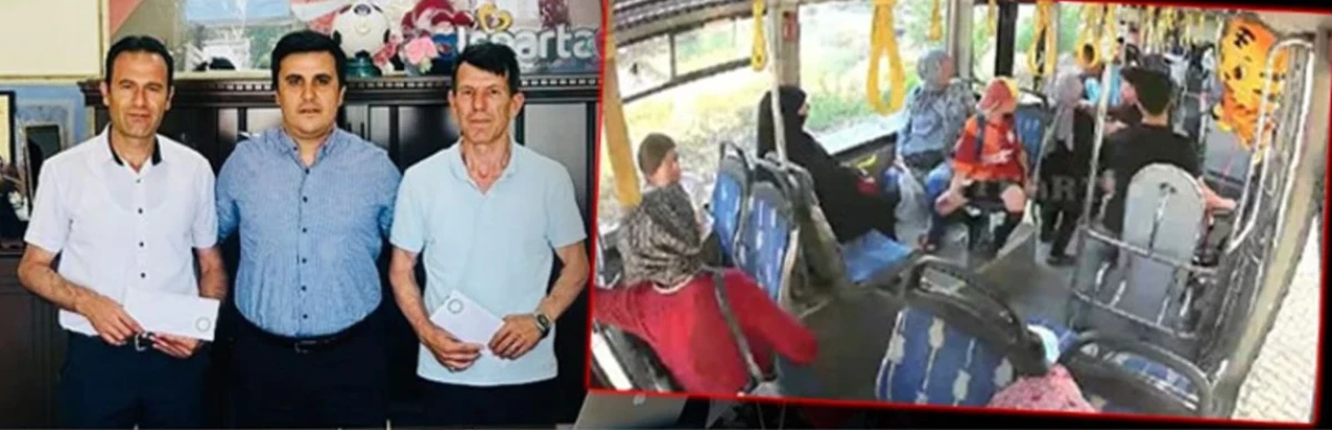 Hayat Kurtaran Otobüs Şoförlerine Ödül