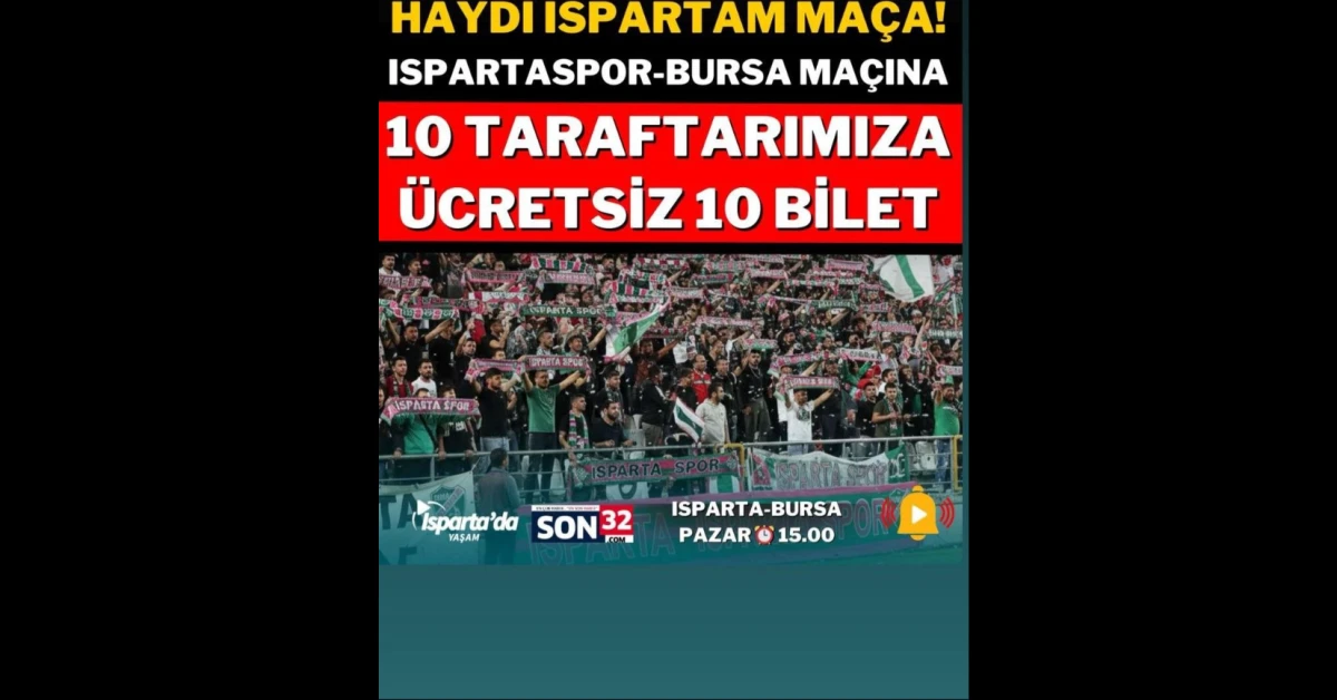 Haydi Ispartam, Ma&ccedil;a!