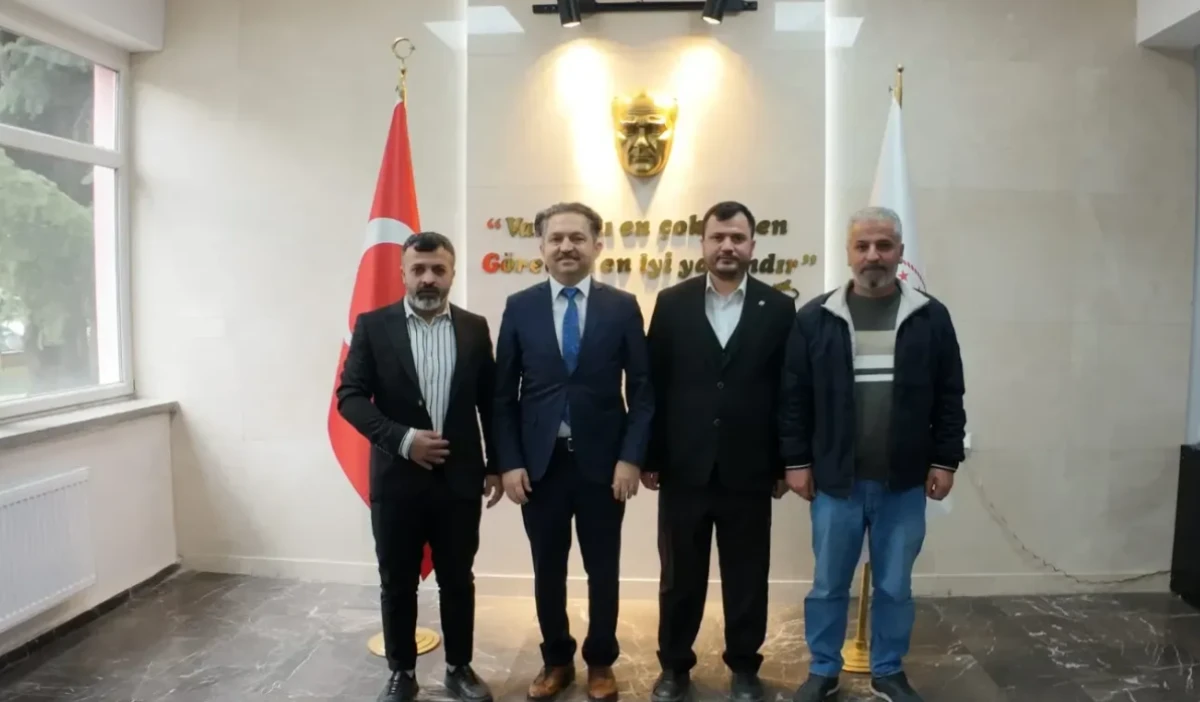 H&Uuml;DA PAR Isparta İl Başkanı Salih Demir&rsquo;den Kurumlara Ziyaret