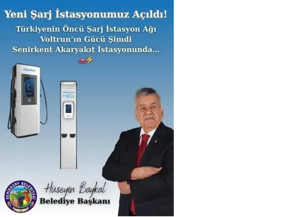 İlçede Elektrikli Araç Şarj İstasyonu Hizmete Girdi