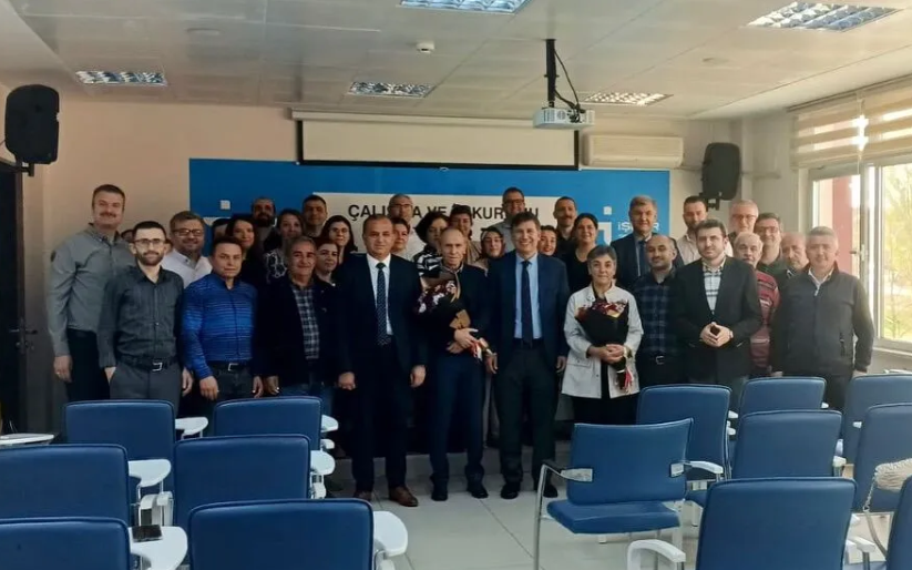 İŞKUR Isparta’da emekli olan şube müdürlerine veda