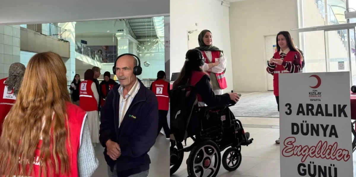 Isparta Kızılay’dan 3 Aralık Dünya Engelliler Günü Etkinliği