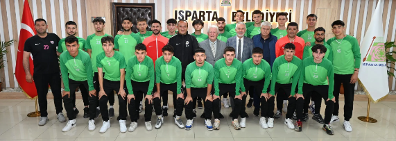 Isparta32 Spor’lu gençlerden Başkan Başdeğirmen’e ziyaret