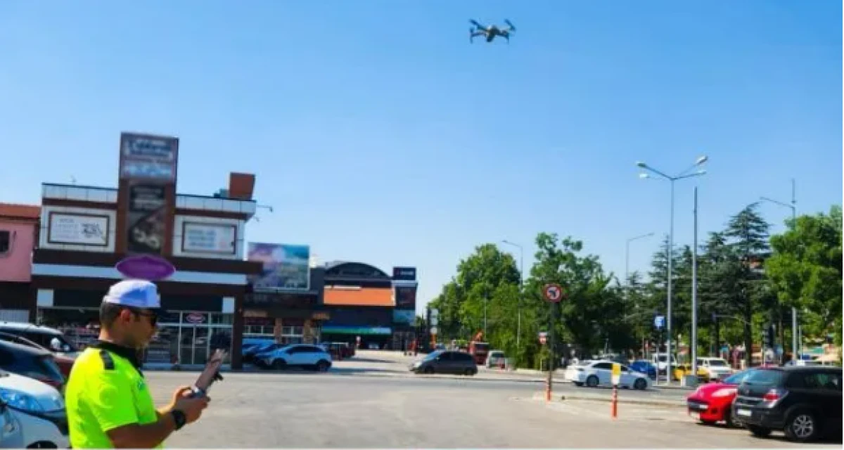 Isparta’da Drone ile Denetim: Trafik İhlallerine Ceza Yağdı