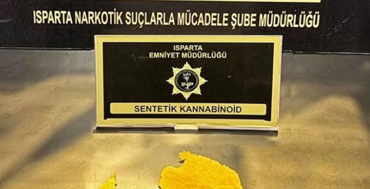 Isparta’da düzenlenen operasyonda uyuşturucu madde ele geçirildi