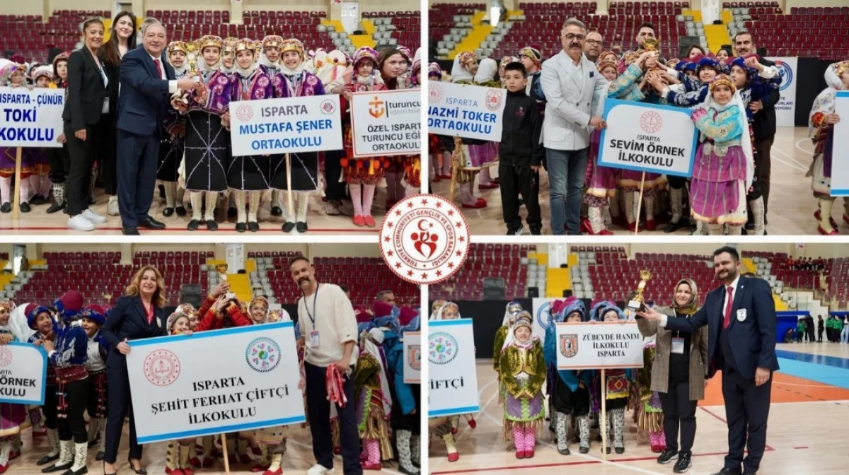 Isparta&rsquo;da Halk Oyunları Ş&ouml;leni: Geleceğin K&uuml;lt&uuml;r El&ccedil;ileri Sahnedeydi