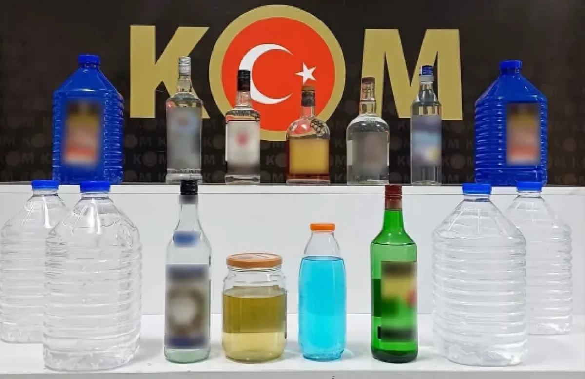 Isparta&rsquo;da Ka&ccedil;ak Alkol Operasyonu