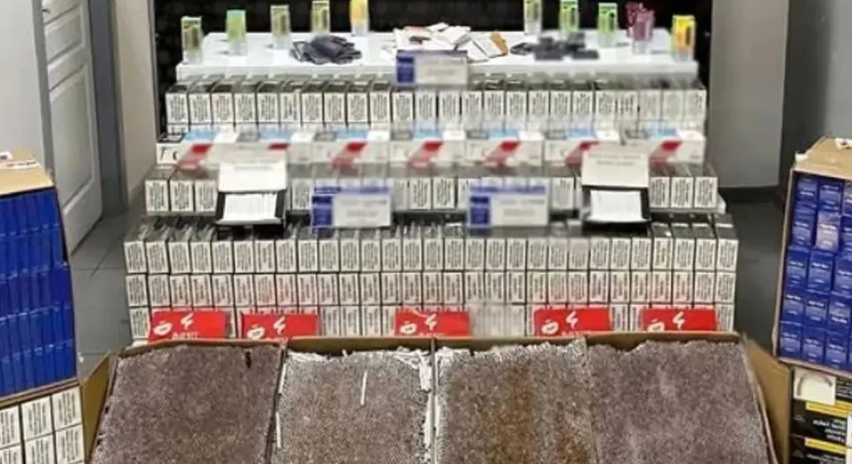 Isparta'da ka&ccedil;ak sigara operasyonu