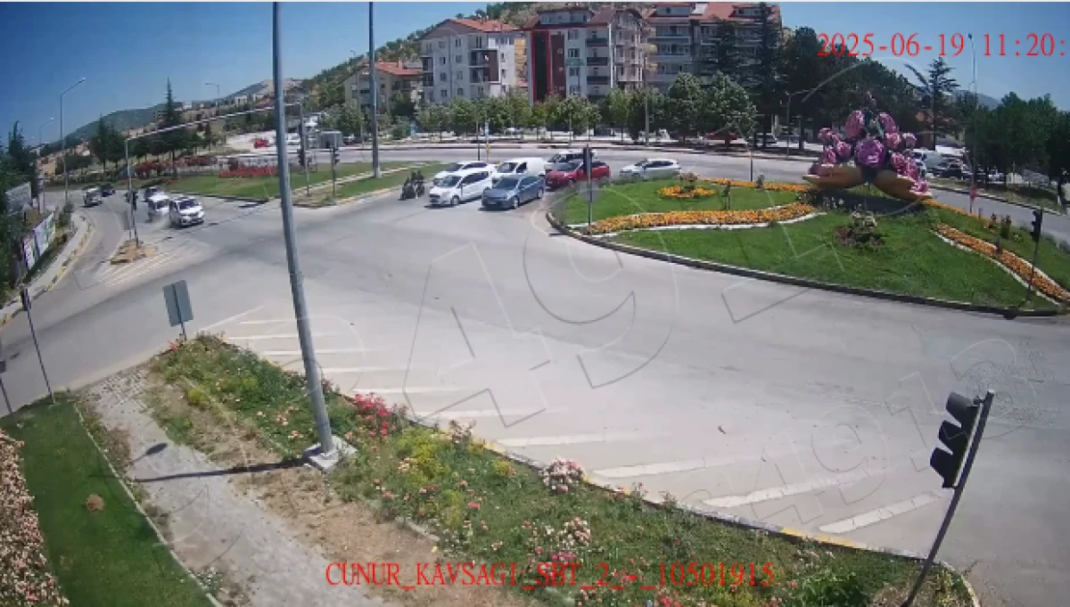 Isparta’da Kazalar KGYS Kameralarına Takıldı
