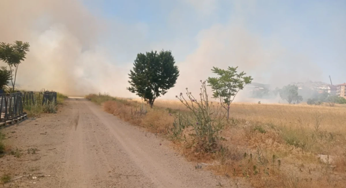 Isparta’da Korkutan Arazi Yangını!