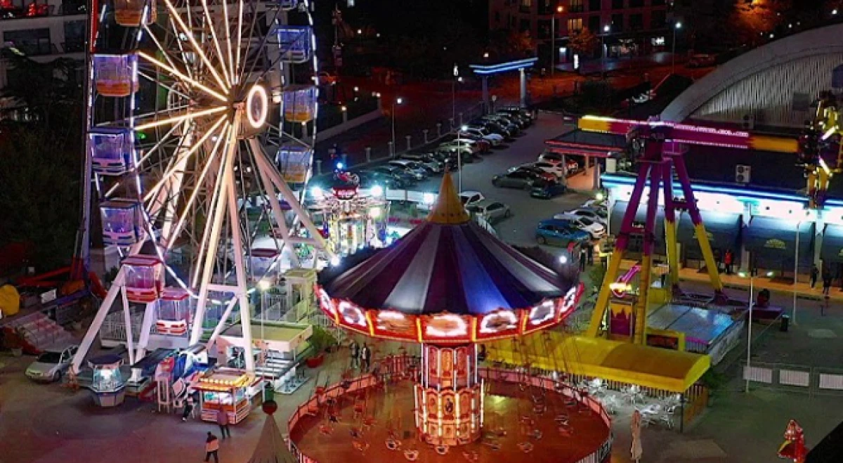 Isparta'da Lunapark Hizmete Girdi