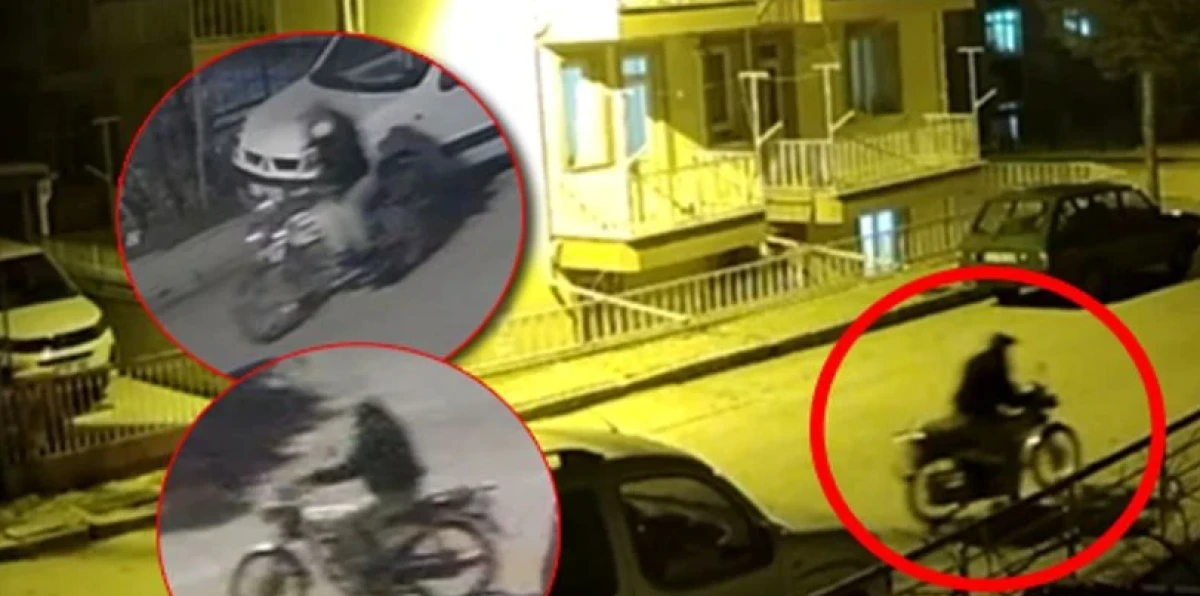 Isparta'da maskeli motosiklet hırsızı