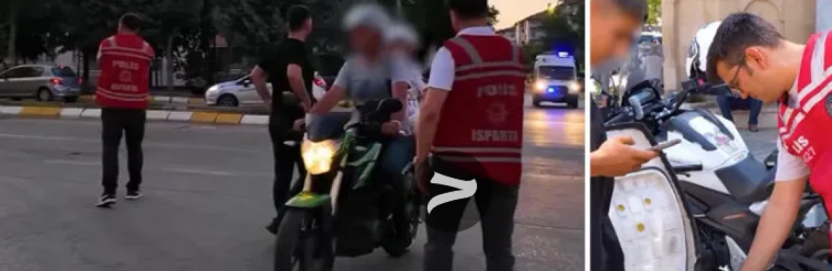 Isparta'da Sıkı Denetim: 26 Motosiklet Men Edildi