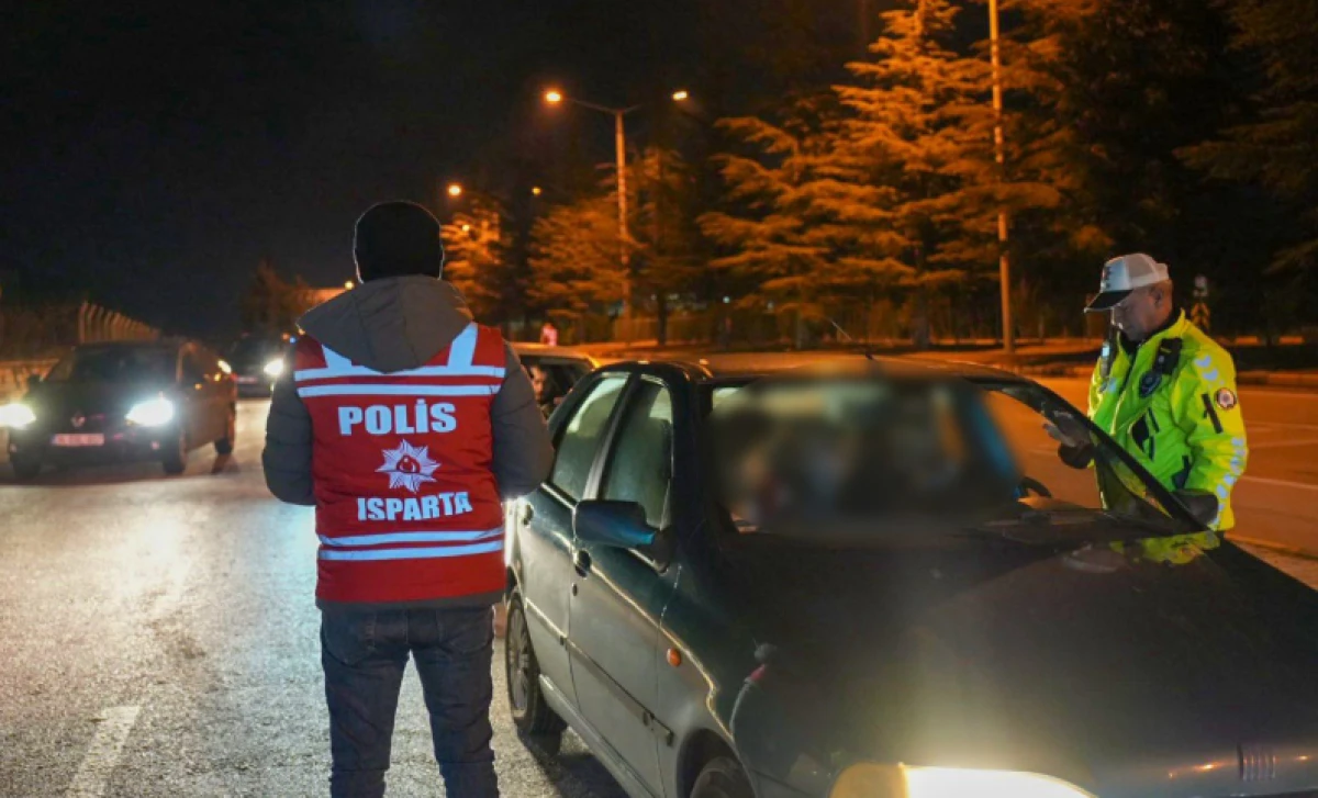 Isparta&rsquo;da şok yol uygulaması