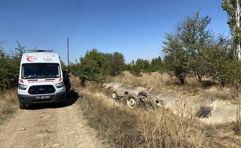 Isparta’da traktör kazası: 1 Ölü