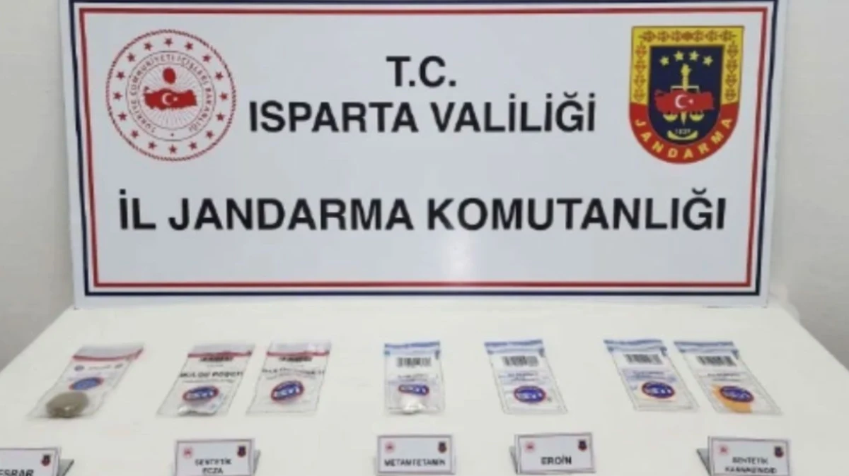 Isparta&rsquo;da Uyuşturucuya Darbe: 3 Tutuklama