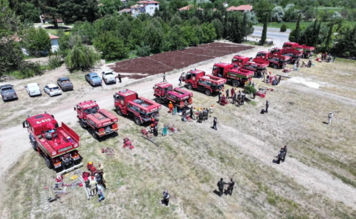 Isparta’da Yangın İş Başı Eğitimleri Başladı