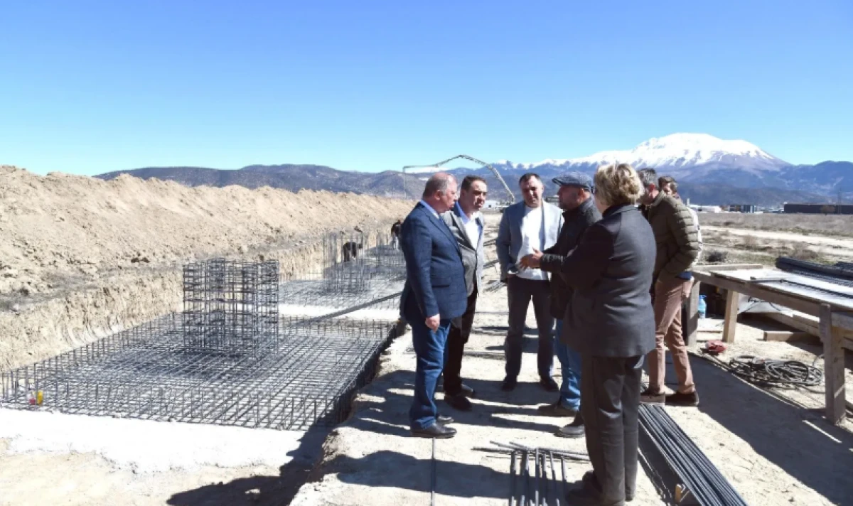 ITSO Başkanı Metin &Ccedil;elik&rsquo;ten G&uuml;l 2 Sanayi Sitesi İnşaatına Ziyaret