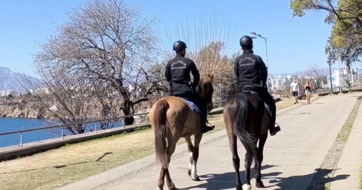 Kalei&ccedil;i ve parkların g&uuml;venliği atlı polislere emanet!