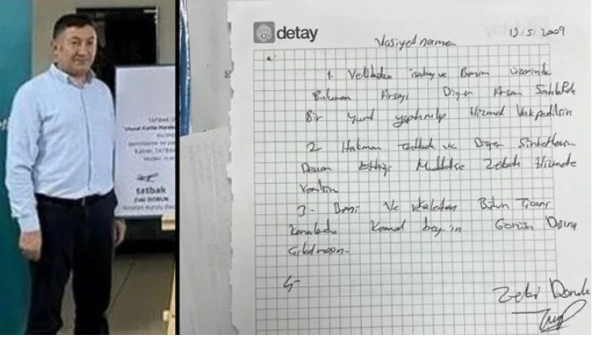Kasadan vasiyeti çıktı! HAKMAR'ın sahibi mal varlığını FETÖ'ye bırakmış