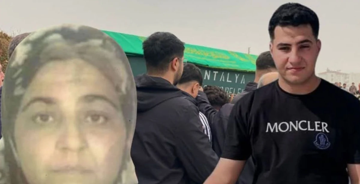 Kazada &ouml;len anne oğul yan yana toprağa verildi