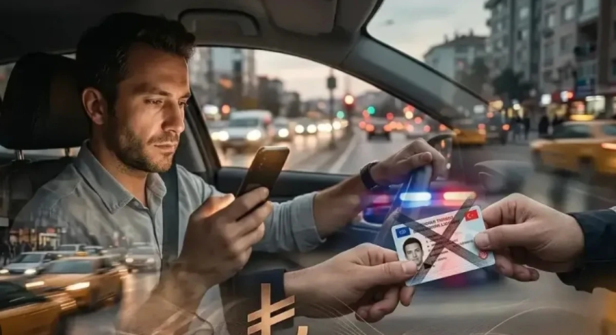 KIRMIZI IŞIKTA TELEFON TUTANA BİLE CEZA YAĞACAK