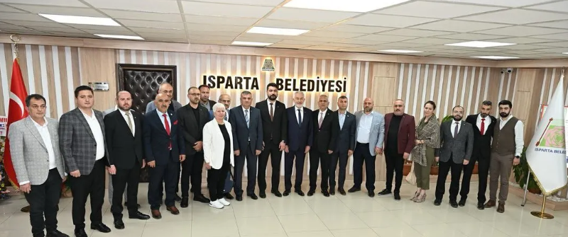 MHP Isparta Teşkilatından Başkan Başdeğirmen’e ziyaret...