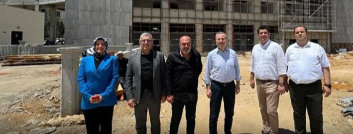 Milletvekili Gökgöz hastane ek bina inşaatını inceledi