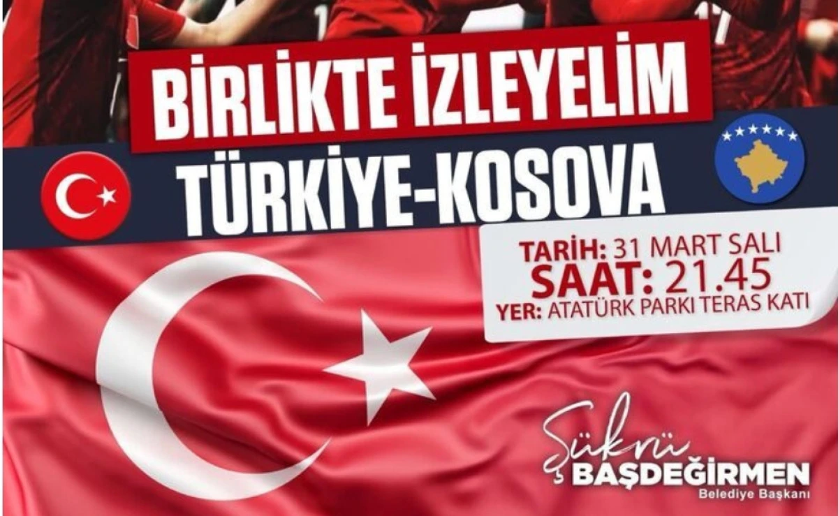 Milli Takımımızın final ma&ccedil;ı i&ccedil;in dev ekran kurulacak