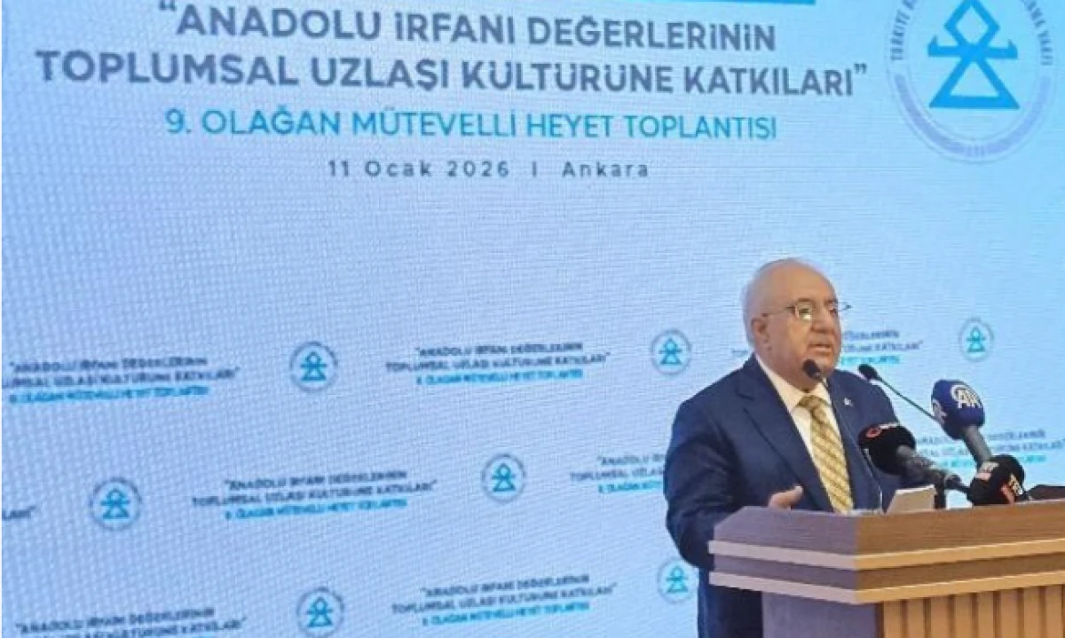 PROF. DR. BAYRAM ALTAN: &ldquo;ANADOLU İRFANI, TOPLUMSAL UZLAŞININ EN G&Uuml;&Ccedil;L&Uuml; KAYNAĞIDIR&rdquo;