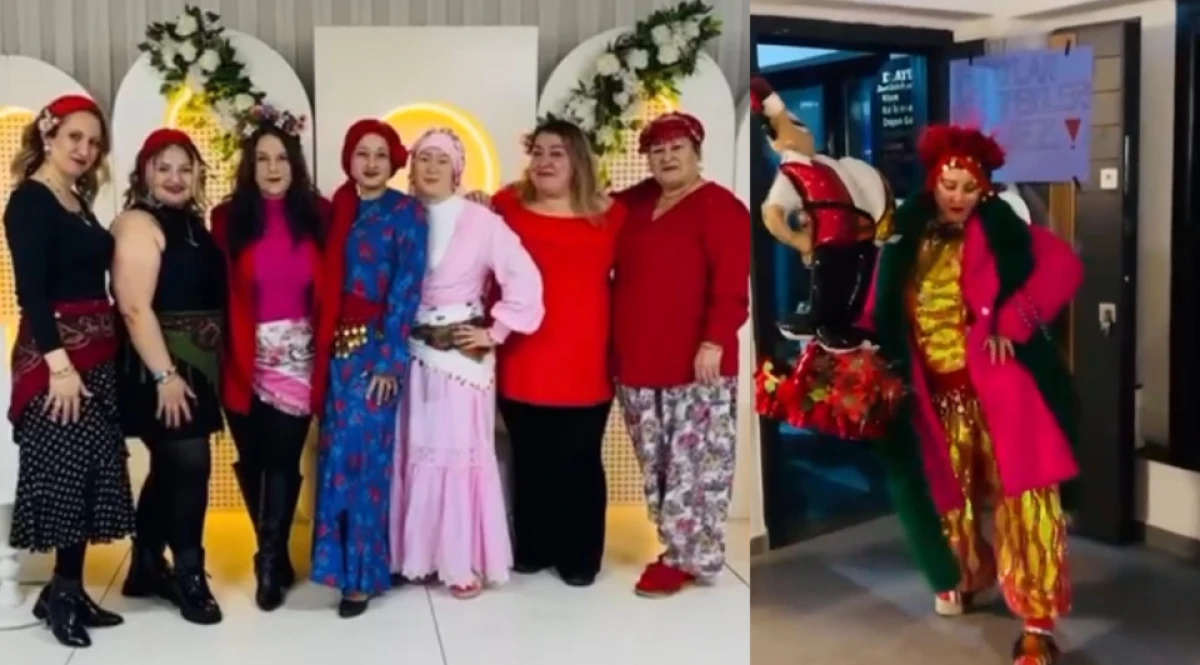 Roman Gecesinde Kadınlar G&ouml;n&uuml;llerince Eğlendi