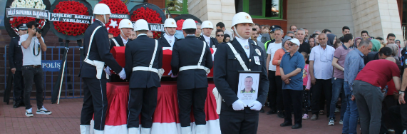 Şehit Polis Yonuz Turan İçin Veda Töreni Düzenlendi