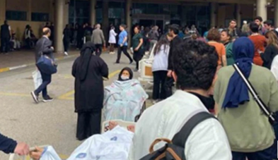 Tıp Fakültesi Hastanesinde yangın paniği
