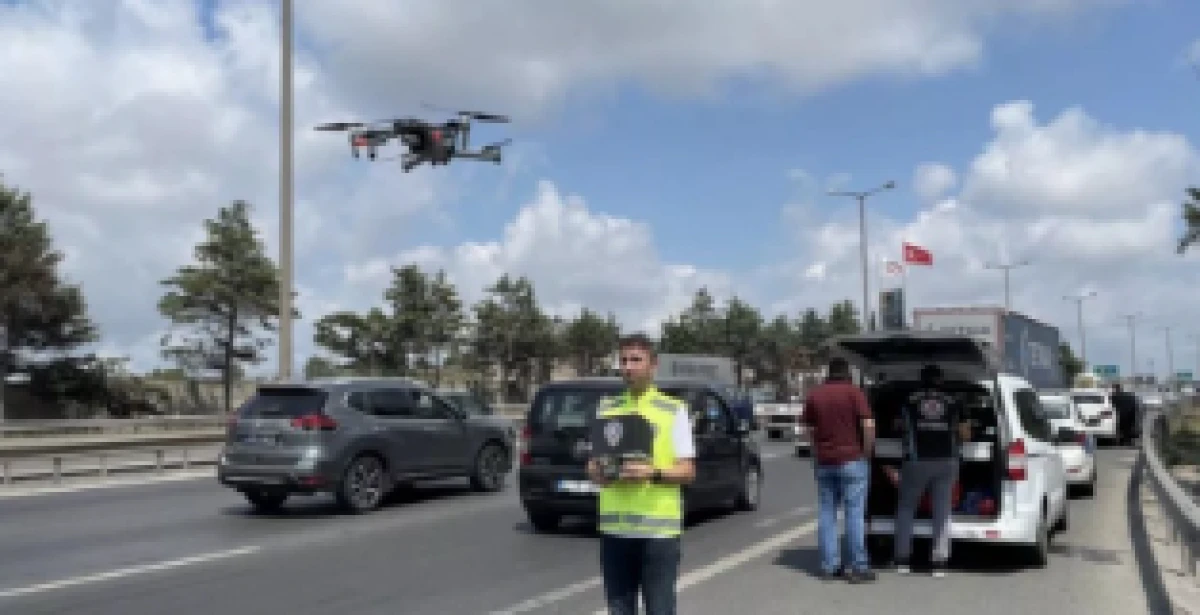 Trafikte Dron Etkisi: 1 Haftada 468 Bin Araca İşlem