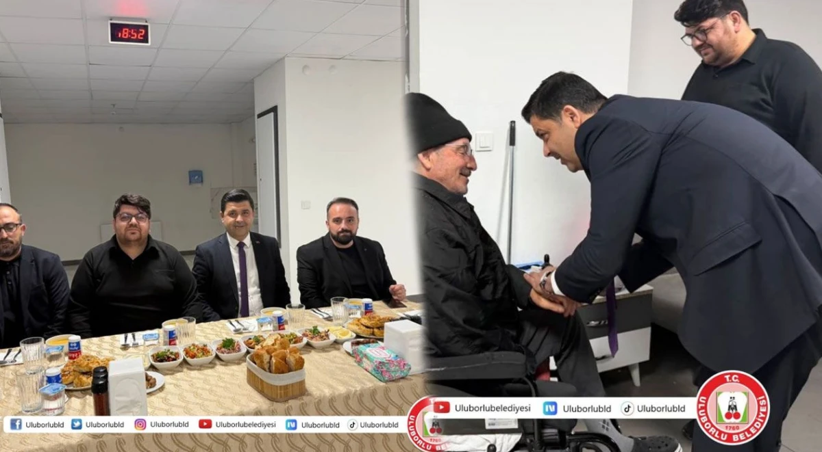 Uluborlu Belediye Başkanı Bakır, Rehabilitasyon Merkezi Sakinleriyle İftarda Buluştu