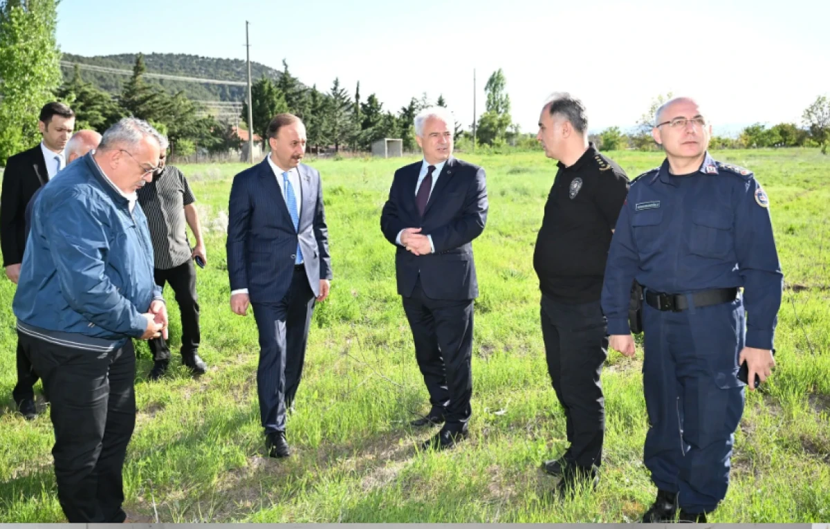 Vali Erin Güneykent’te İncelemelerde Bulundu